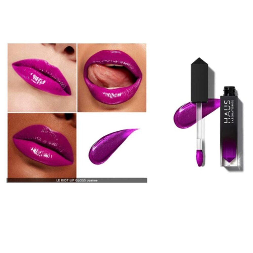 HAUS LABS by Lady Gaga LE RIOT LIP GLOSS Ultra Shine Color JOANNE - MSRP $35‎